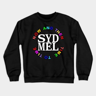 Sydney and Melbourne (Color Version) Crewneck Sweatshirt